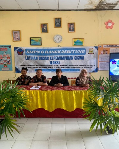 LATIHAN DASAR KEPEMIPINAN SISWA (LDKS) CALON PENGURUS OSIS PERIODE 2026-2027 SMPN 6 RANGKASBITUNG
